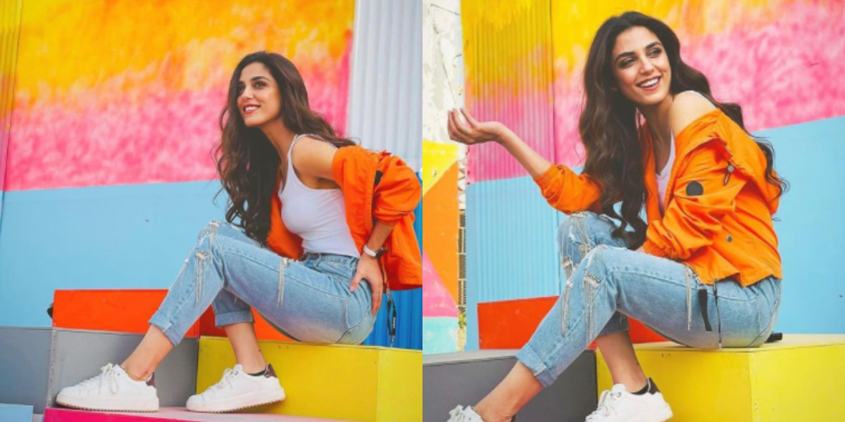 In pictures: Maya Ali splashes colour with a bright smile