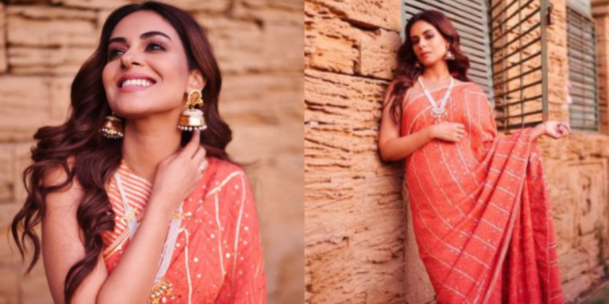 Amar Khan looks radiant in saree, see photos