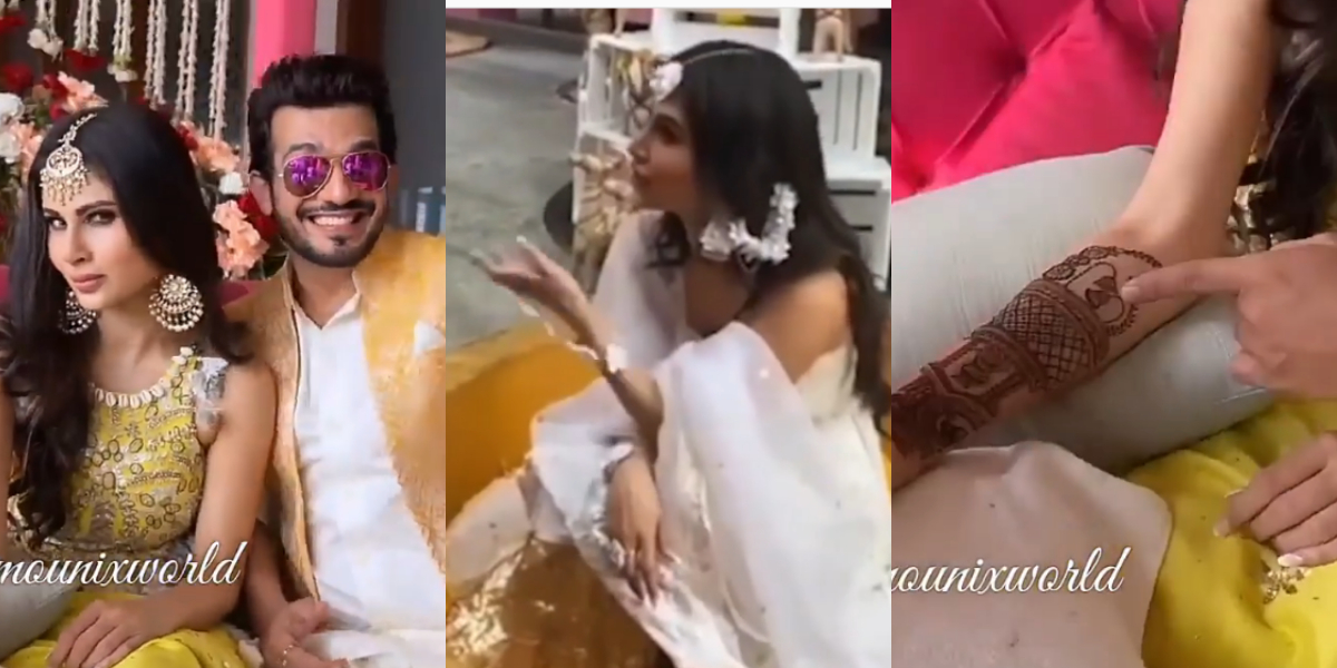 Mouni Roy's Haldi