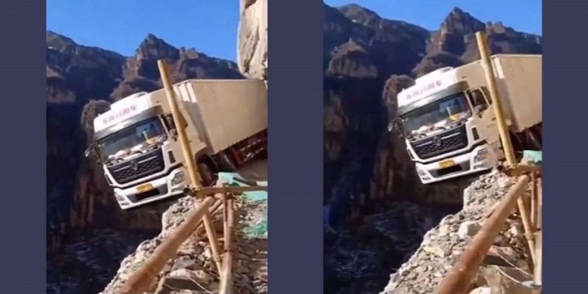 truck dangling